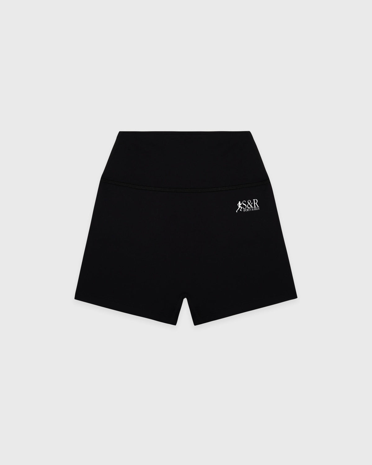 SR Runner Mini Biker Short - Black/White Sporty & Rich For Sale