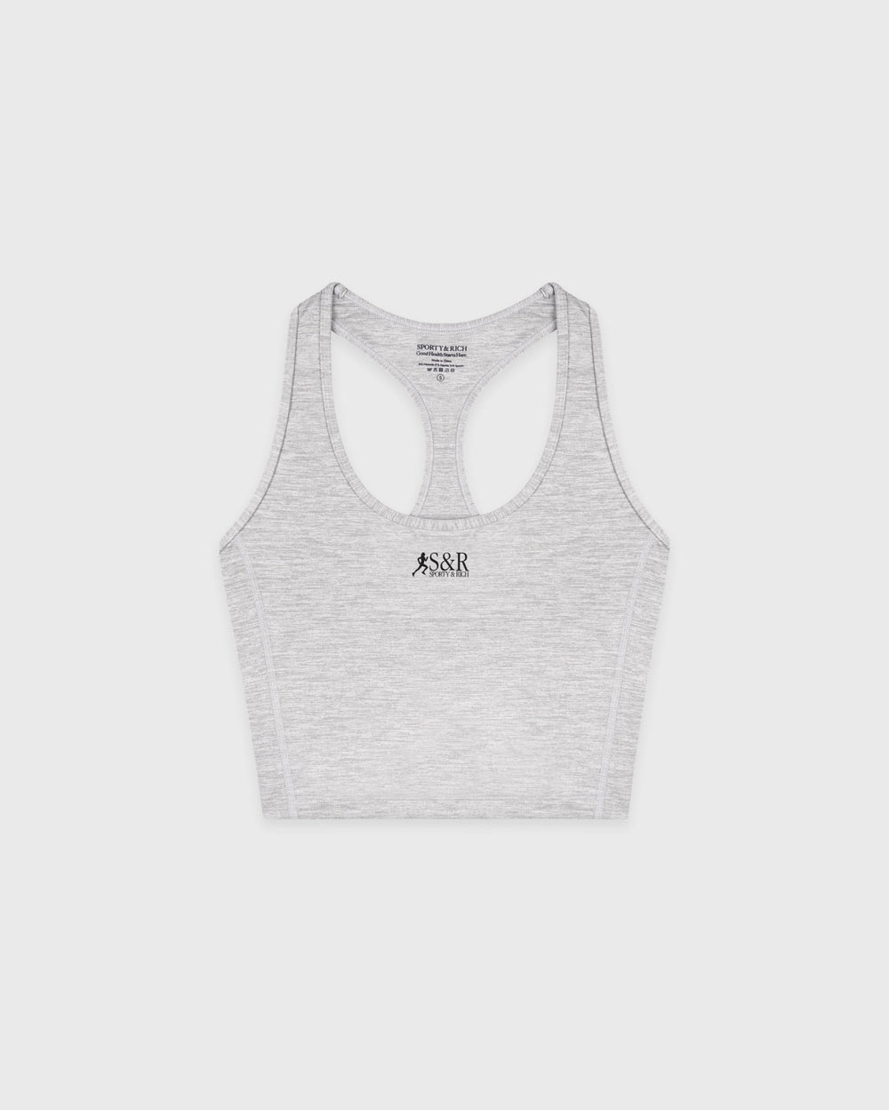 SR Runner Sports Tank - Heather Gray Sporty & Rich Outlet