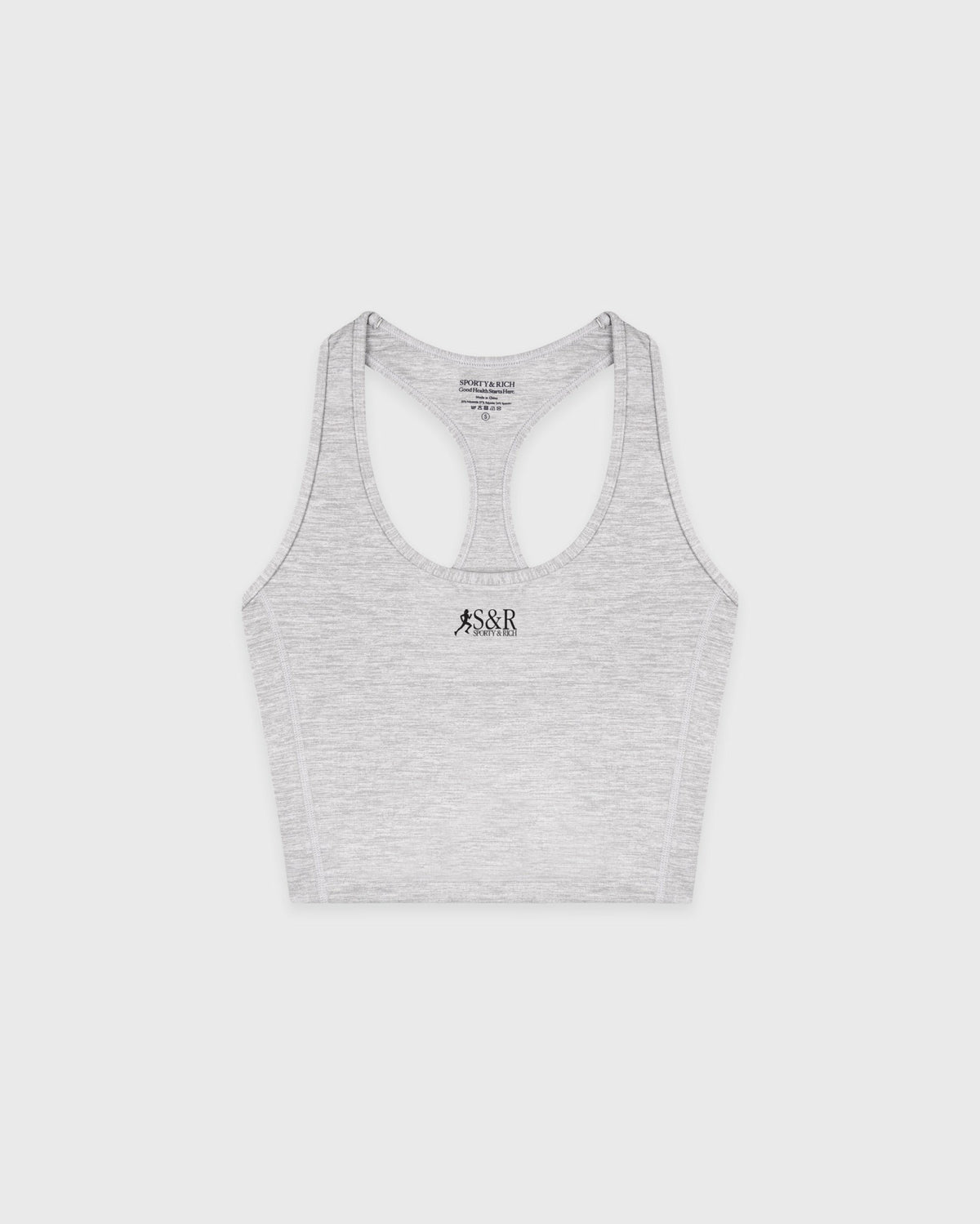 SR Runner Sports Tank - Heather Gray Sporty & Rich Outlet