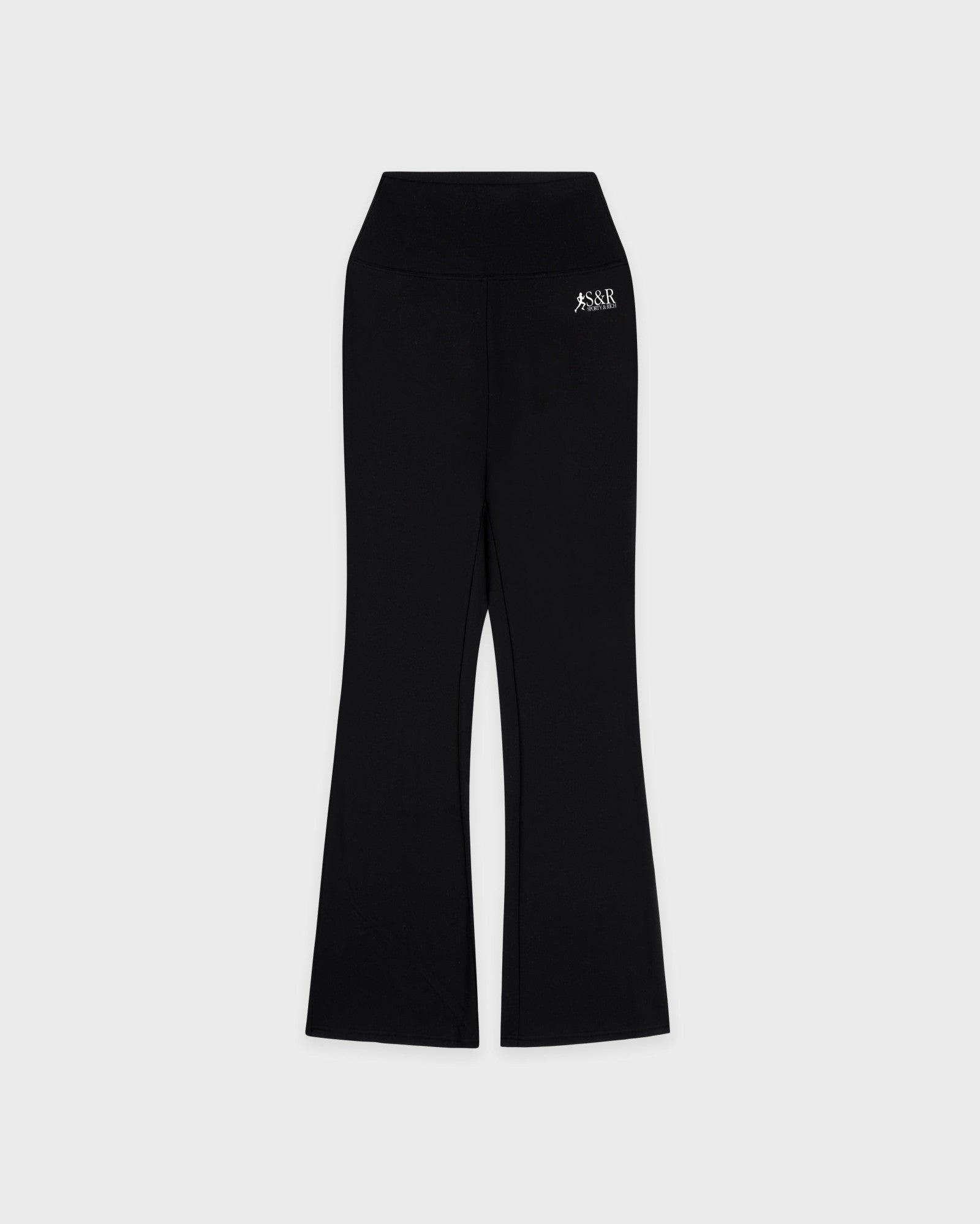 SR Runner Flared Legging - Black Sporty & Rich For Sale