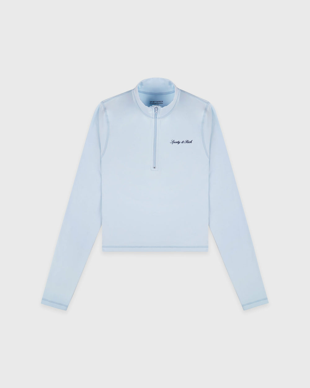 Signature Logo Sports Quarter Zip - Ciel Sporty & Rich Sale