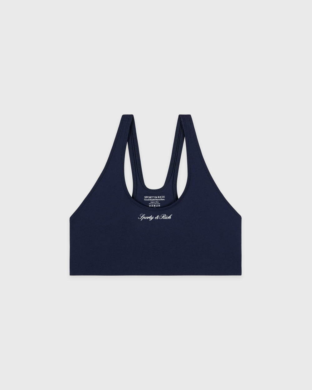Signature Logo Sports Bra - Navy Sporty & Rich Online