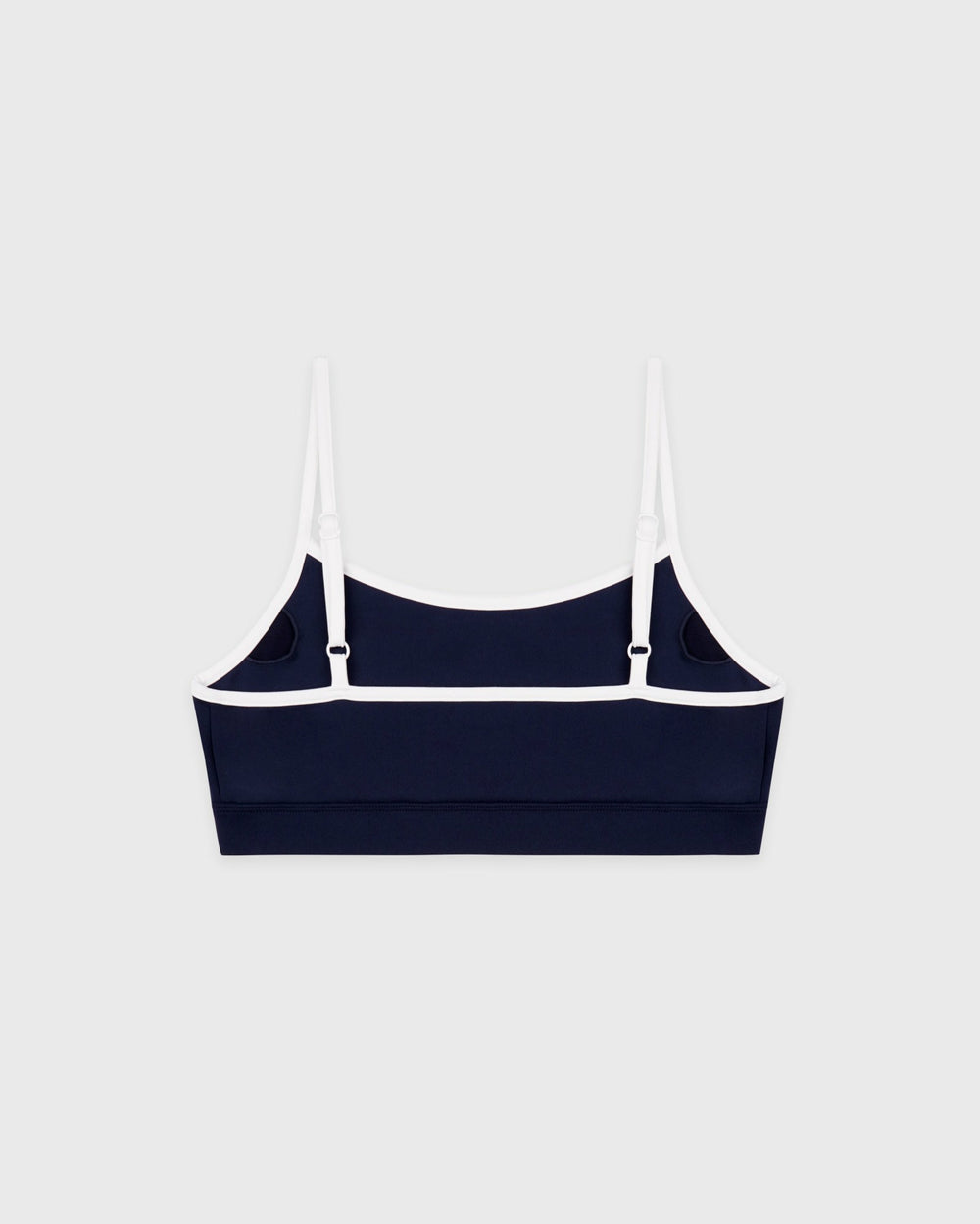 Signature Logo Athletic Bra - Navy/White Sporty & Rich Discount