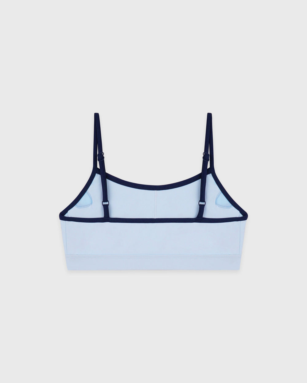 Signature Logo Athletic Bra - Ciel/Navy Sporty & Rich For Sale