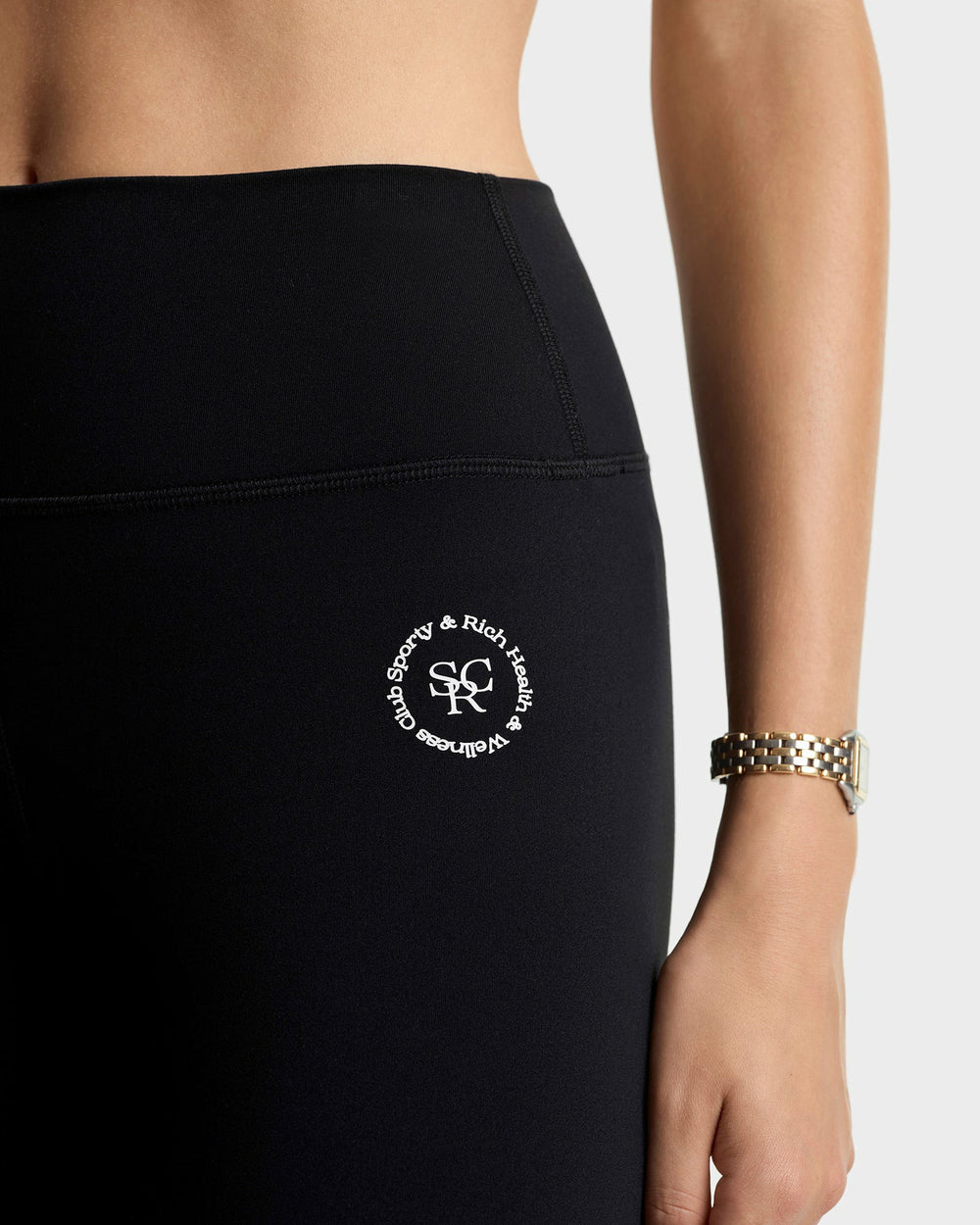 SRHWC Legging - Black/White Sporty & Rich Online