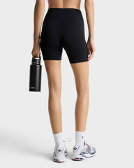 SRHWC Biker Short - Black/White Sporty & Rich For Sale