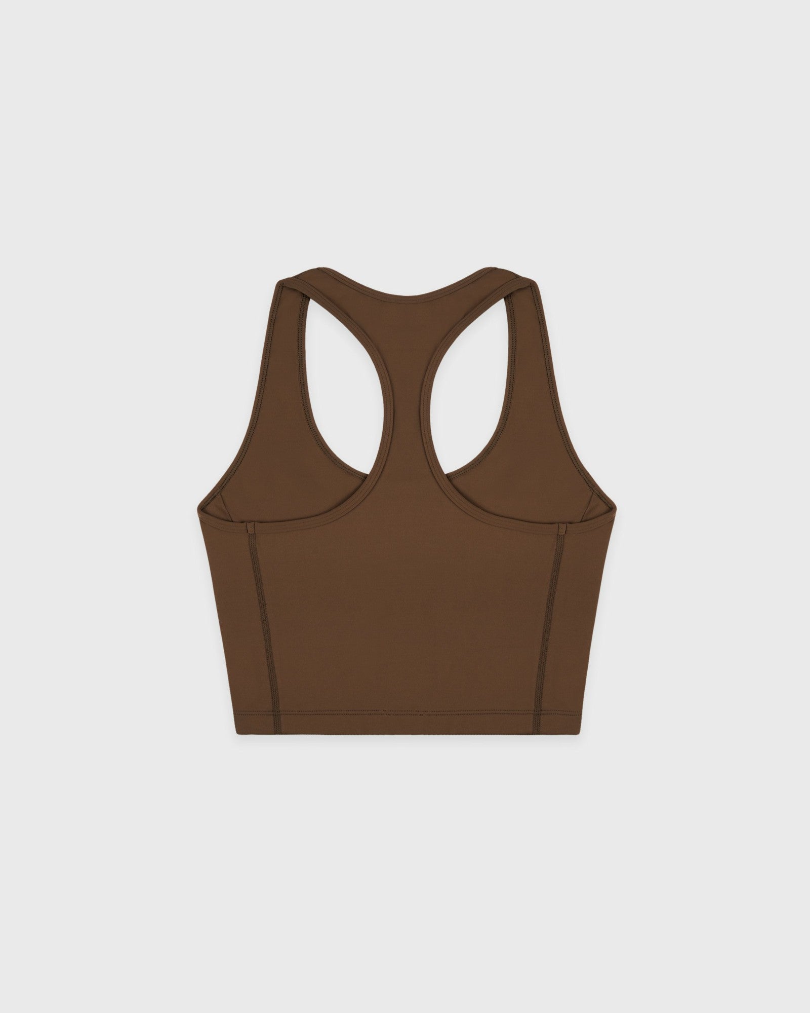 Serif Logo Sports Tank - Toffee/White Sporty & Rich Outlet
