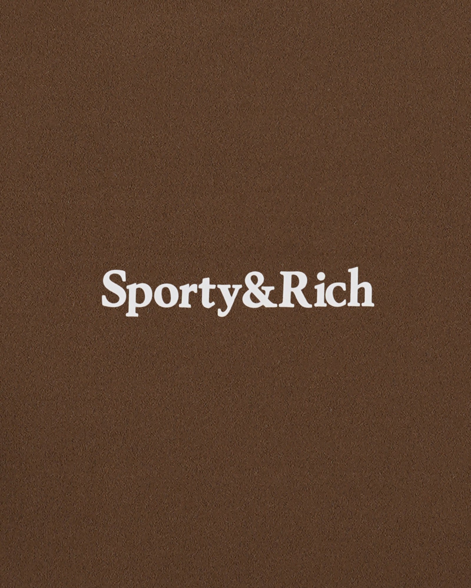 Serif Logo Sports Tank - Toffee/White Sporty & Rich Outlet