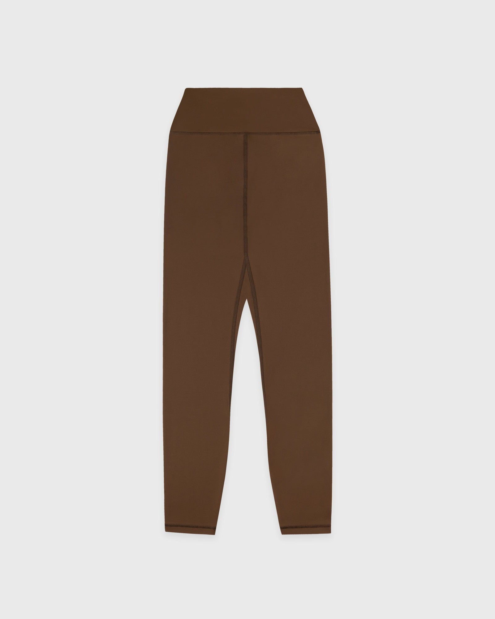 Serif Logo Legging - Toffee/White Sporty & Rich US