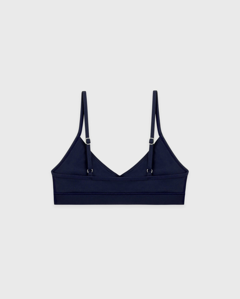 Serif Logo Mini Sports Bra - Navy/White Sporty & Rich Outlet