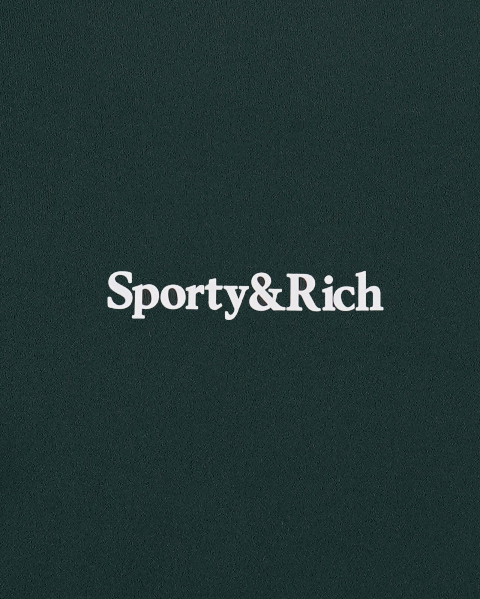 Serif Logo Mini Sports Bra - Forest/White Sporty & Rich Sale