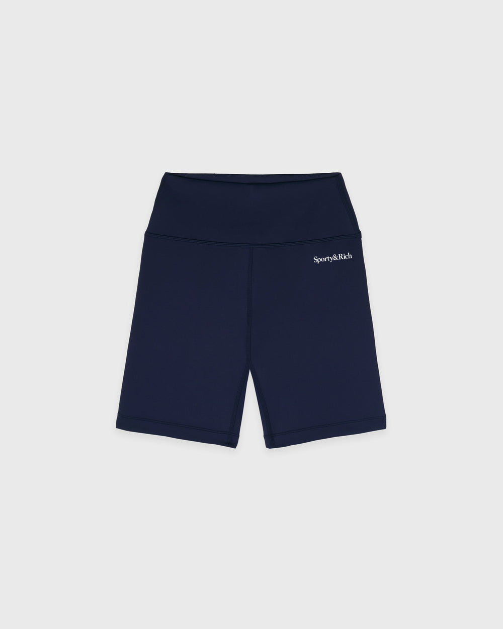 Serif Logo Biker Short - Navy/White Sporty & Rich For Sale