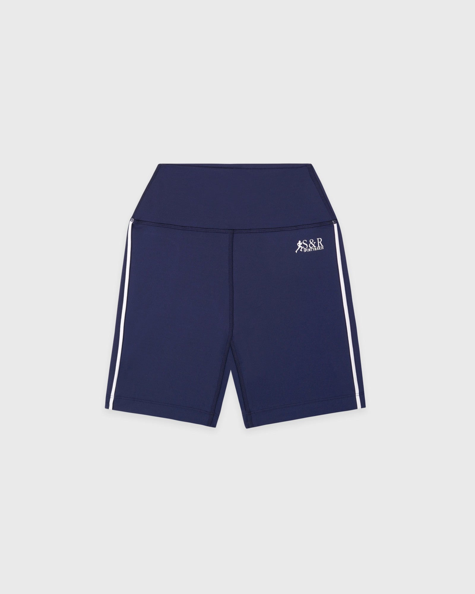 SR Runner Biker Short - Light Navy/White Sporty & Rich Sale