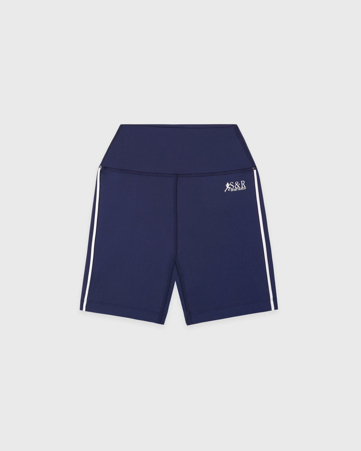 SR Runner Biker Short - Light Navy/White Sporty & Rich Sale