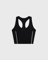 SR Runner Sports Tank - Black/White Sporty & Rich Discount