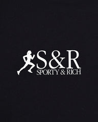 SR Runner Legging - Black/White Sporty & Rich For Sale
