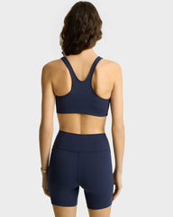 Syracuse Sports Bra - Navy/White Sporty & Rich Sale