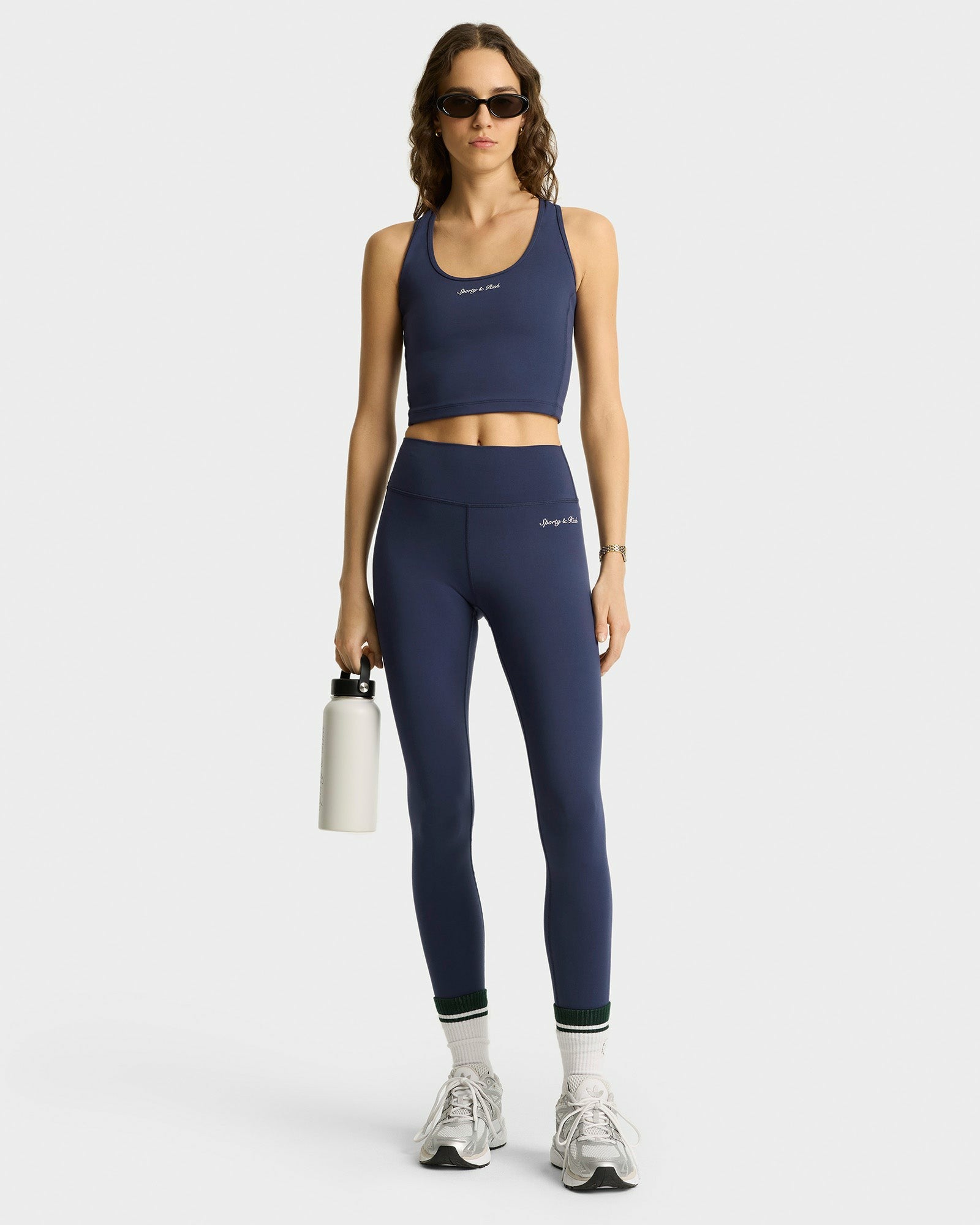 Syracuse Leggings - Navy/White Sporty & Rich Discount