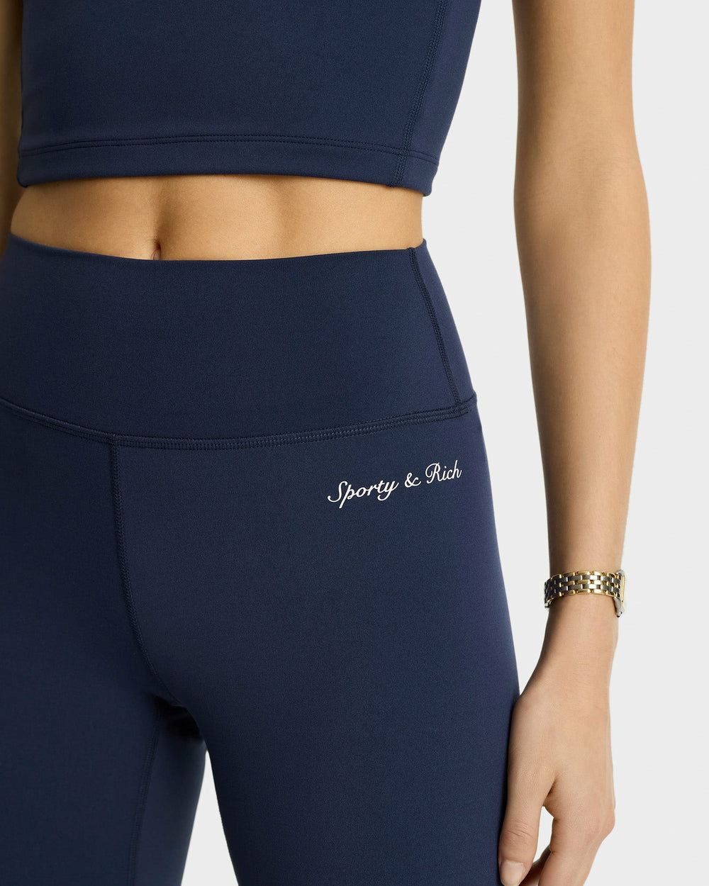 Syracuse Leggings - Navy/White Sporty & Rich Discount
