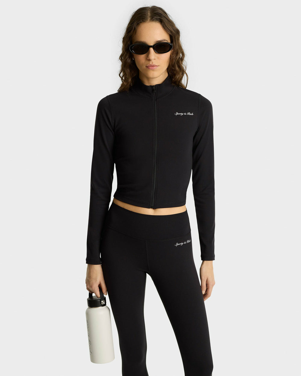 Syracuse Leggings - Black/White Sporty & Rich For Sale