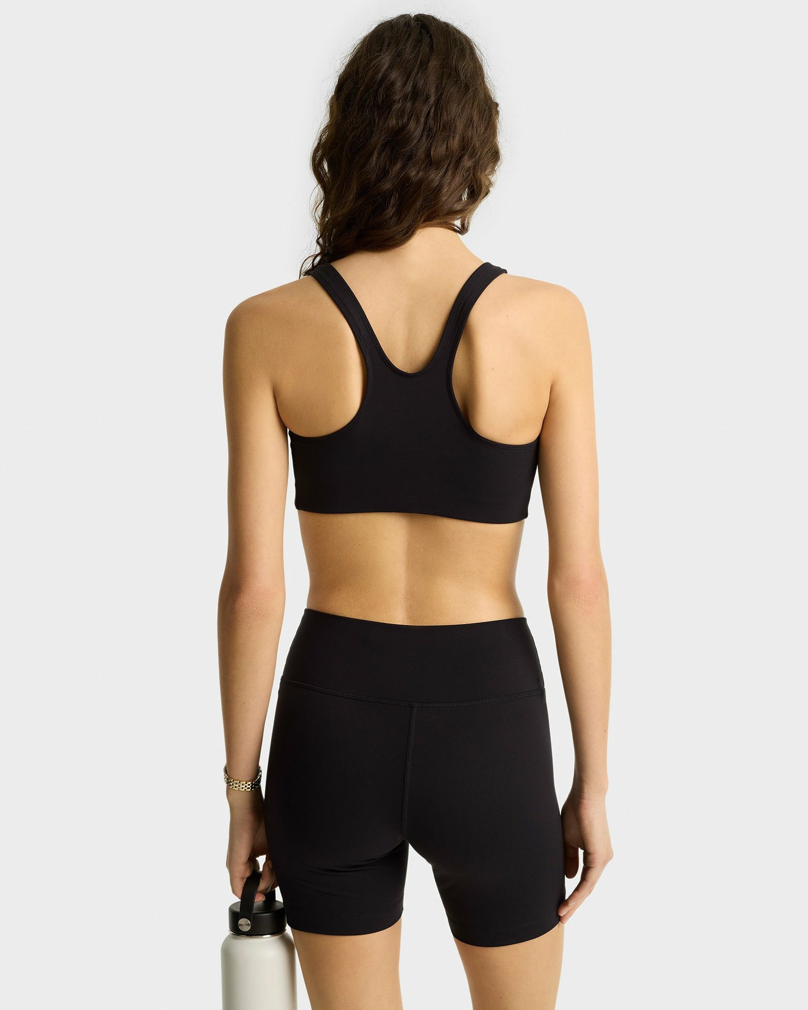 Syracuse Sports Bra - Black/White Sporty & Rich Sale