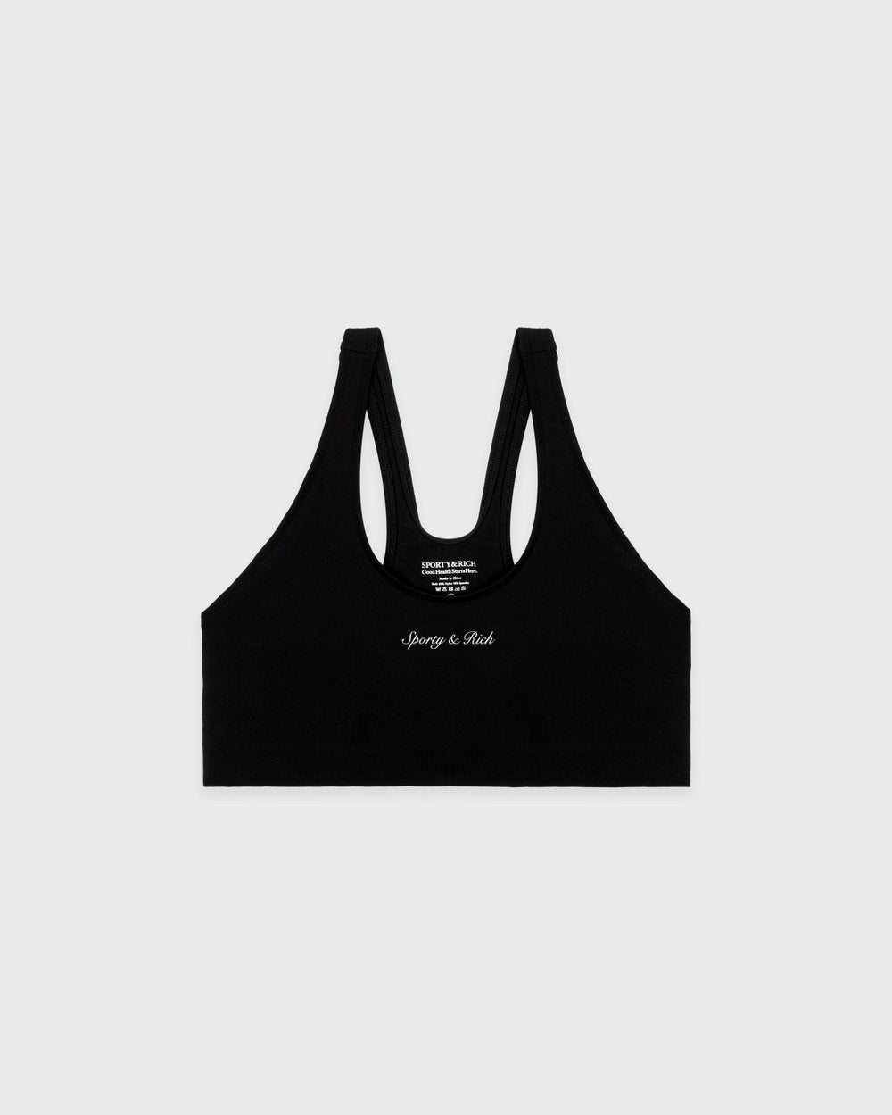 Syracuse Sports Bra - Black/White Sporty & Rich Sale