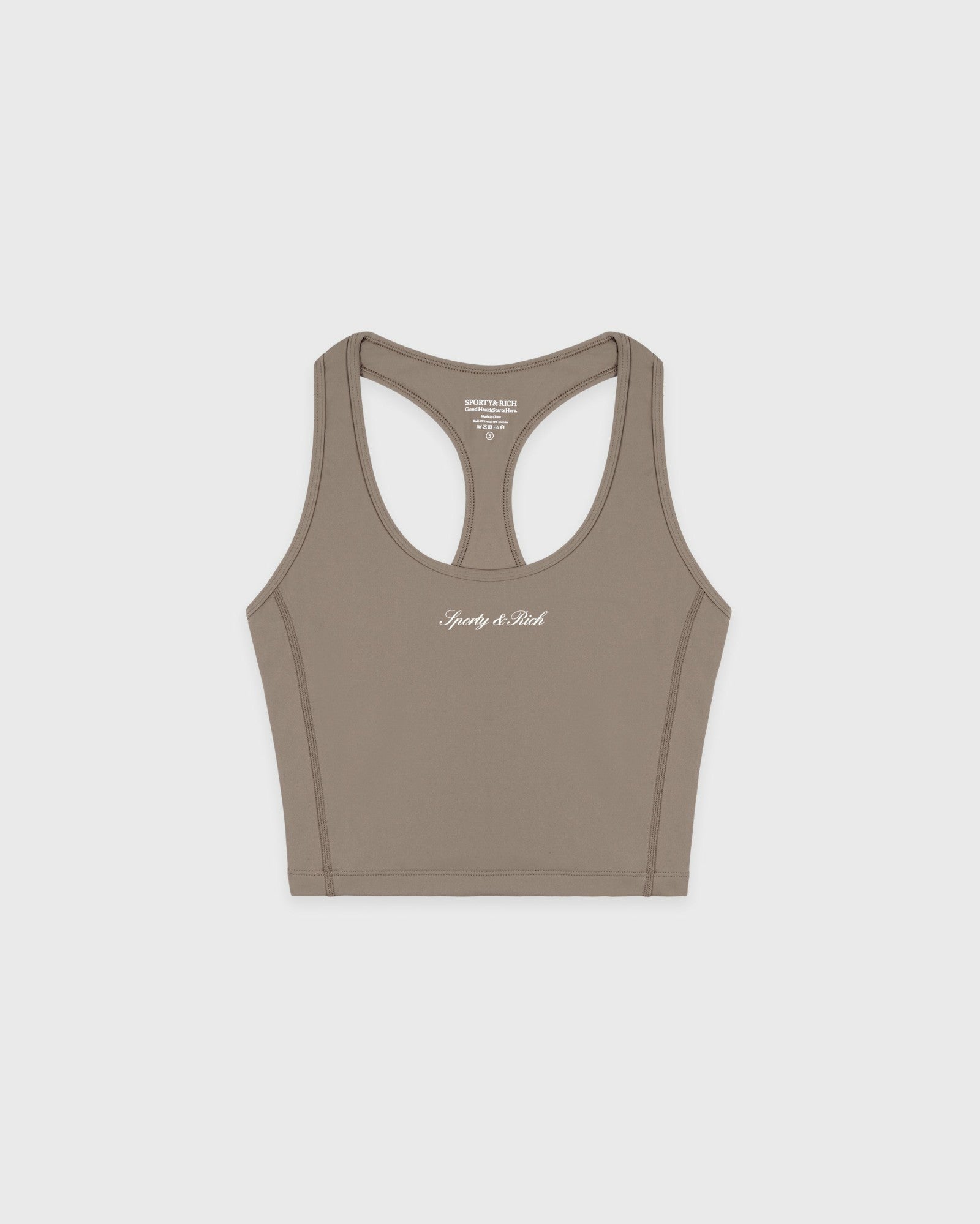 Signature Logo Sports Tank - Hazelnut Sporty & Rich Discount