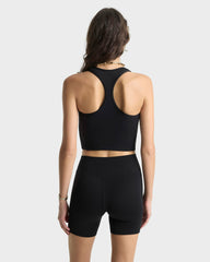 Signature Logo Sports Tank - Black/White Sporty & Rich Outlet