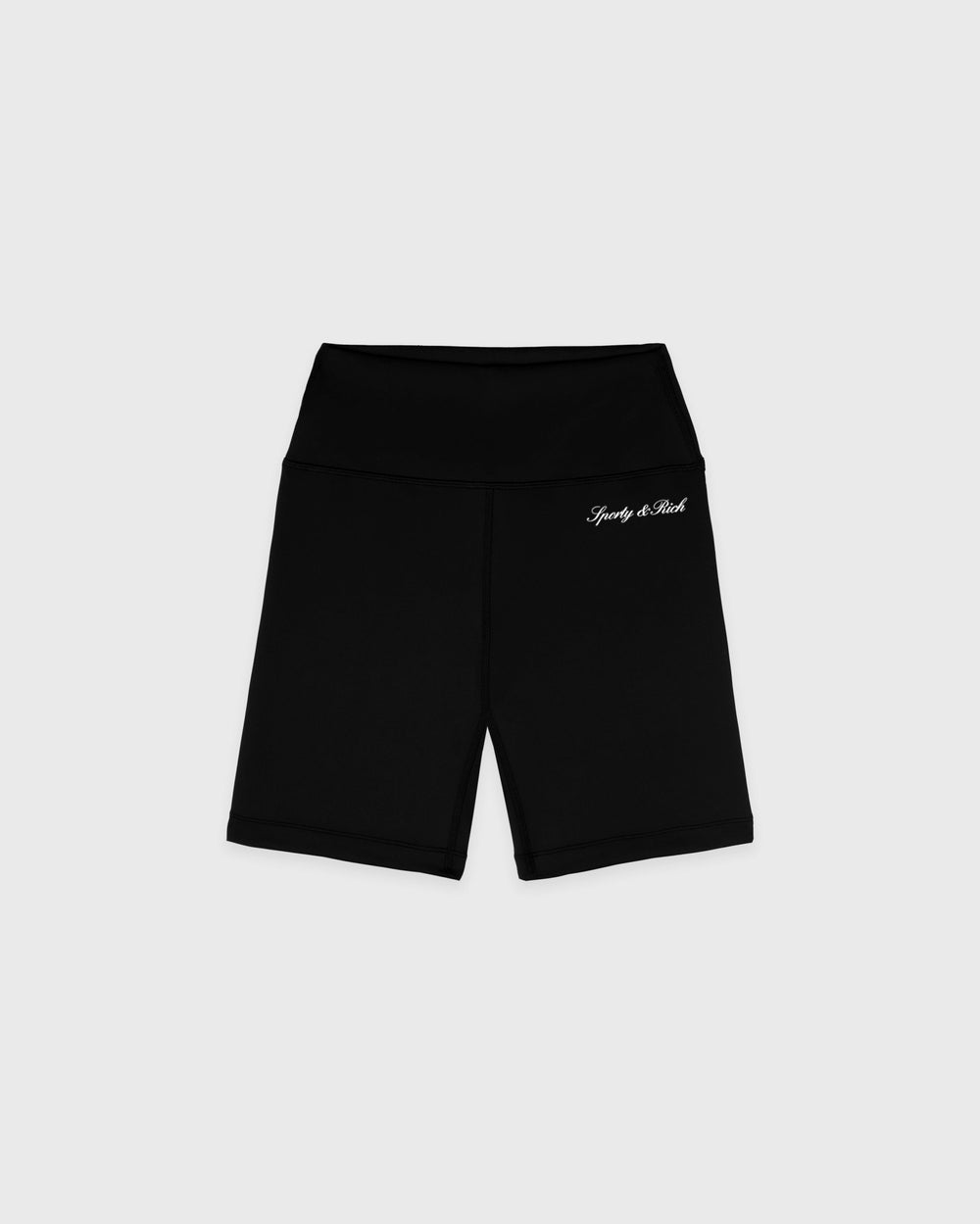 Signature Logo Biker Short - Black/White Sporty & Rich Online