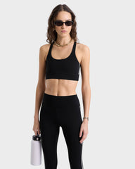 Bold Health Active Bra - Black/White/Gold Sporty & Rich Discount