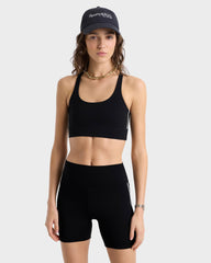 Bold Health Biker Short - Black/Gold Sporty & Rich Outlet