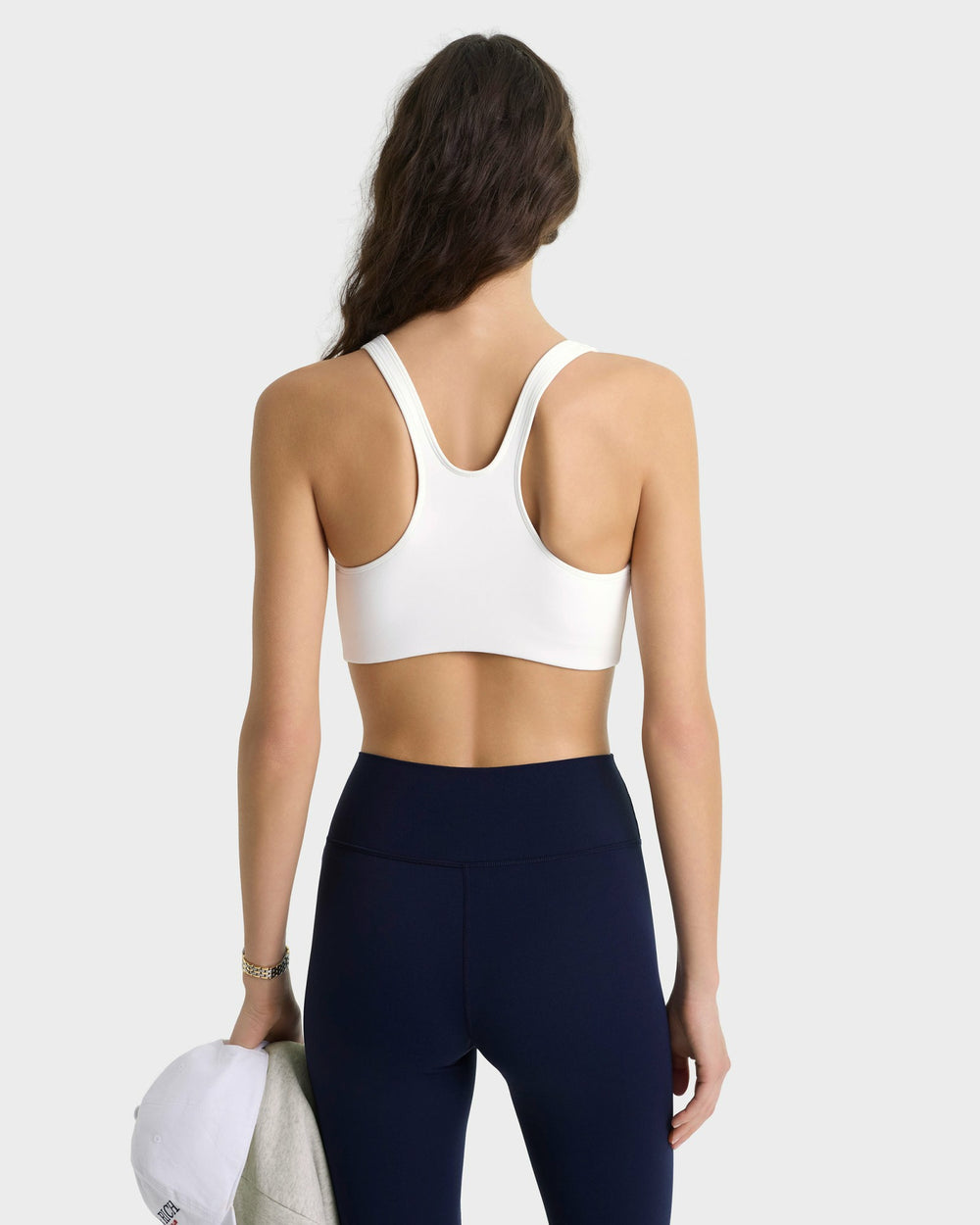 Nautical Sports Bra - White Sporty & Rich US