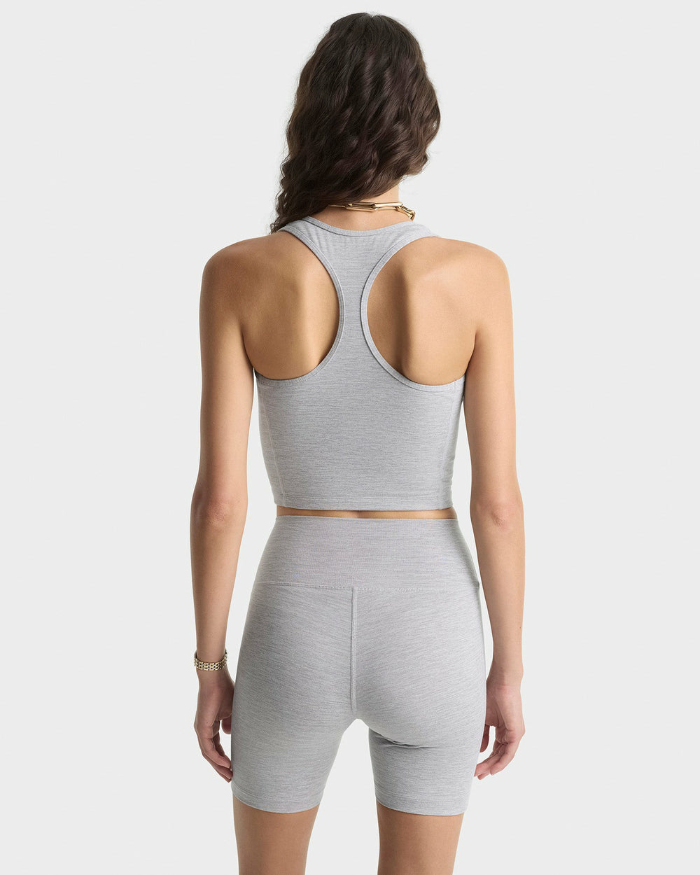 Signature Logo Sports Tank - Heather Gray Sporty & Rich For Sale