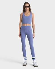 Serif Logo Sports Tank - Colony Blue Sporty & Rich Outlet