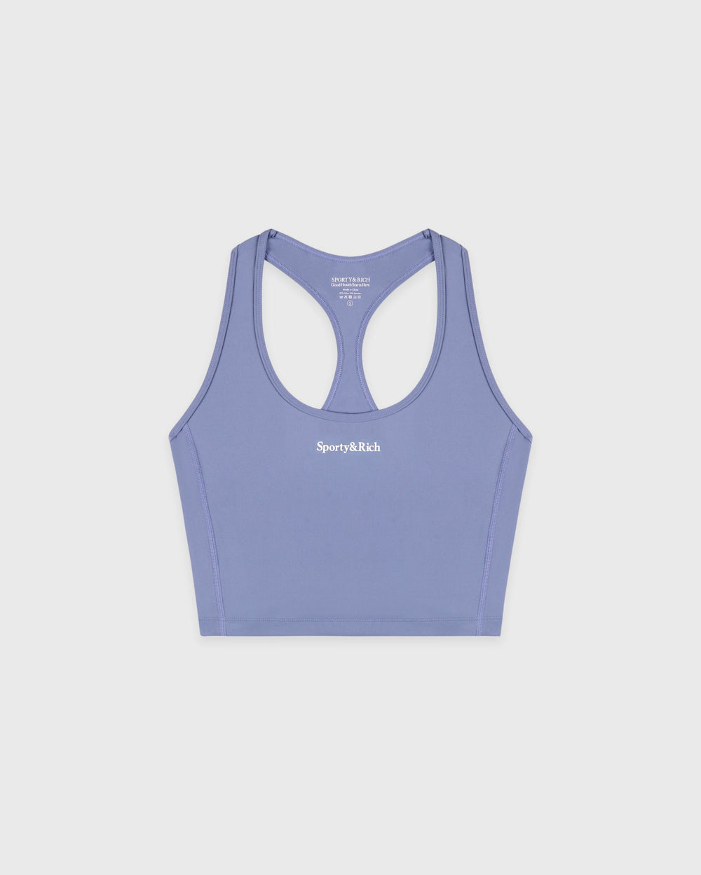 Serif Logo Sports Tank - Colony Blue Sporty & Rich Outlet