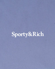 Serif Logo Active Short - Colony Blue/White Sporty & Rich Sale