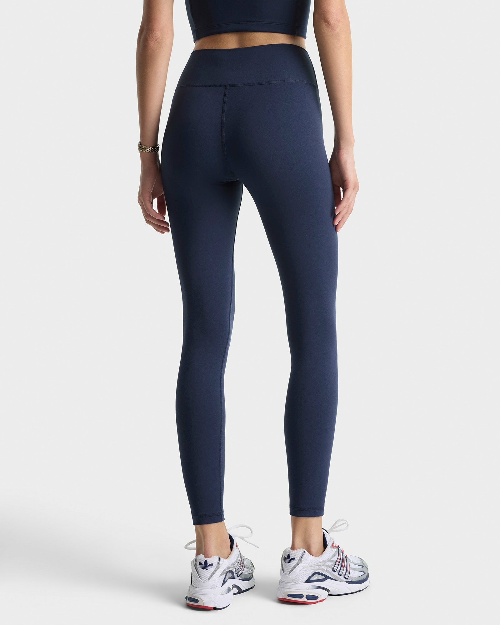 Signature Logo Legging - Navy/White Sporty & Rich Discount
