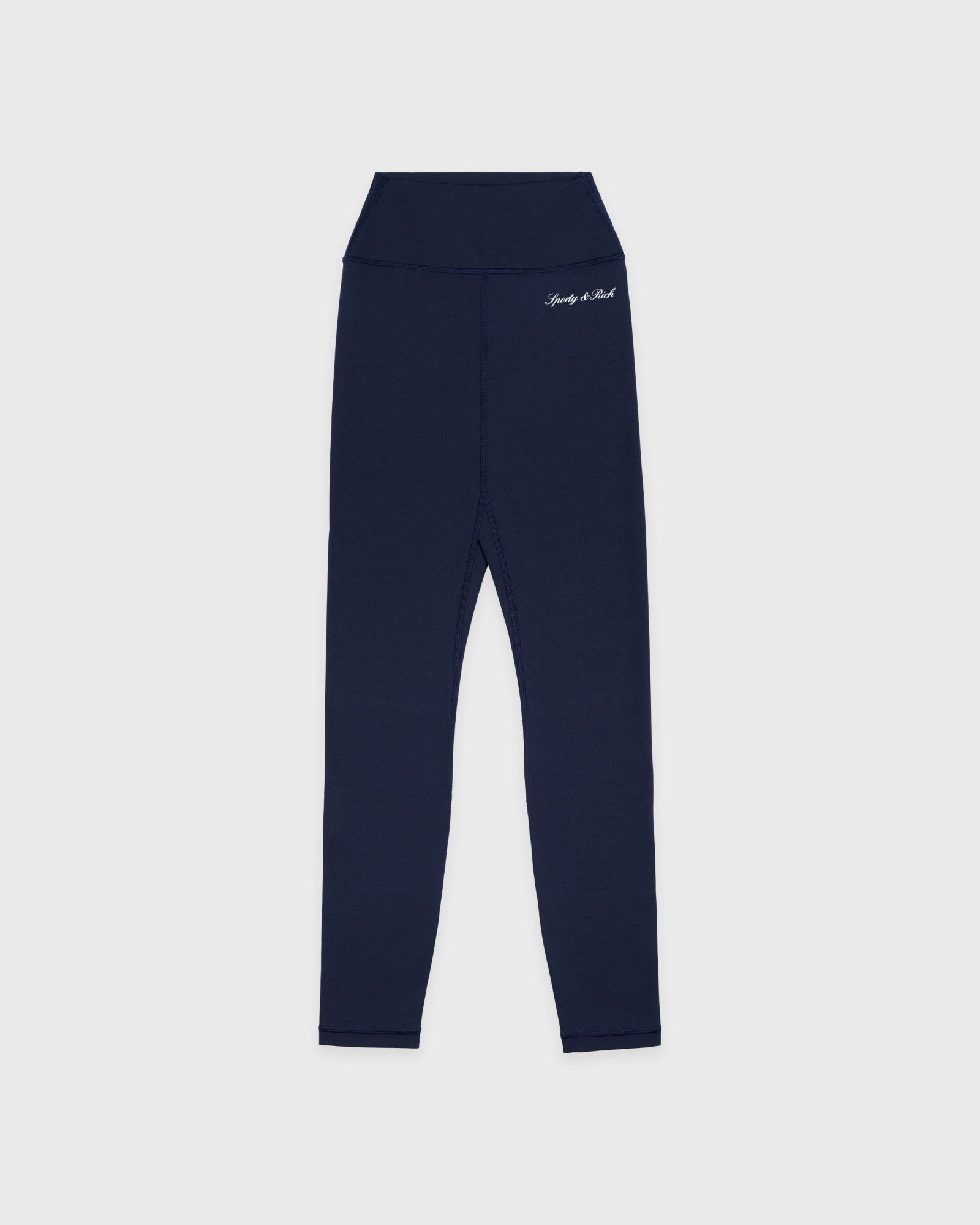 Signature Logo Legging - Navy/White Sporty & Rich Discount