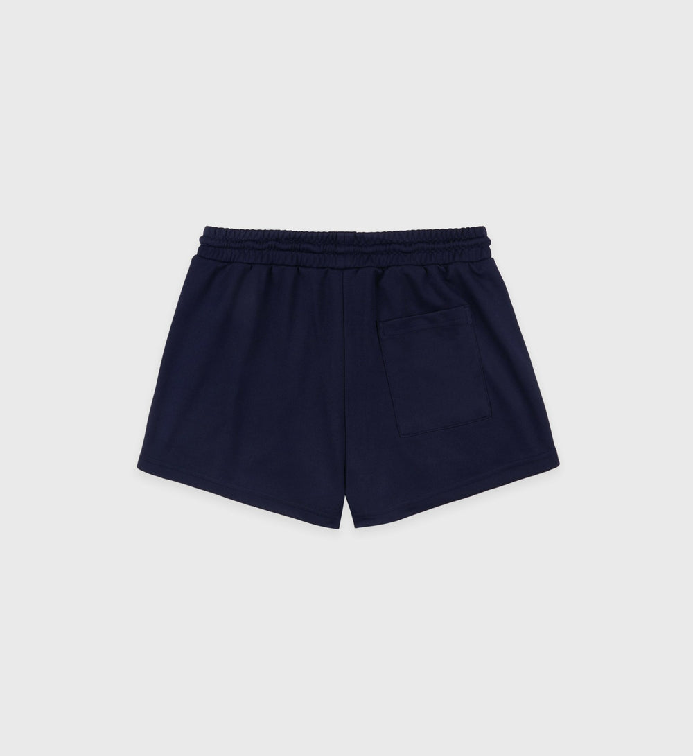 Crown Tennis Roller Short - Navy/White Sporty & Rich For Sale