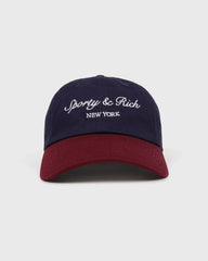 Syracuse NY Hat - Navy/Bordeaux Sporty & Rich Discount