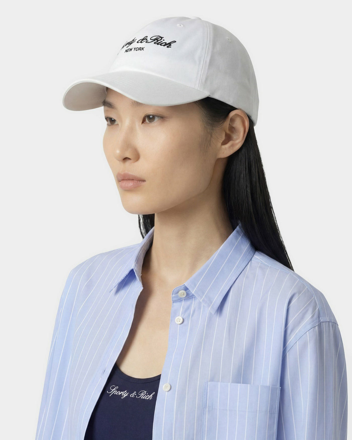 Syracuse NY Hat - White Sporty & Rich Outlet
