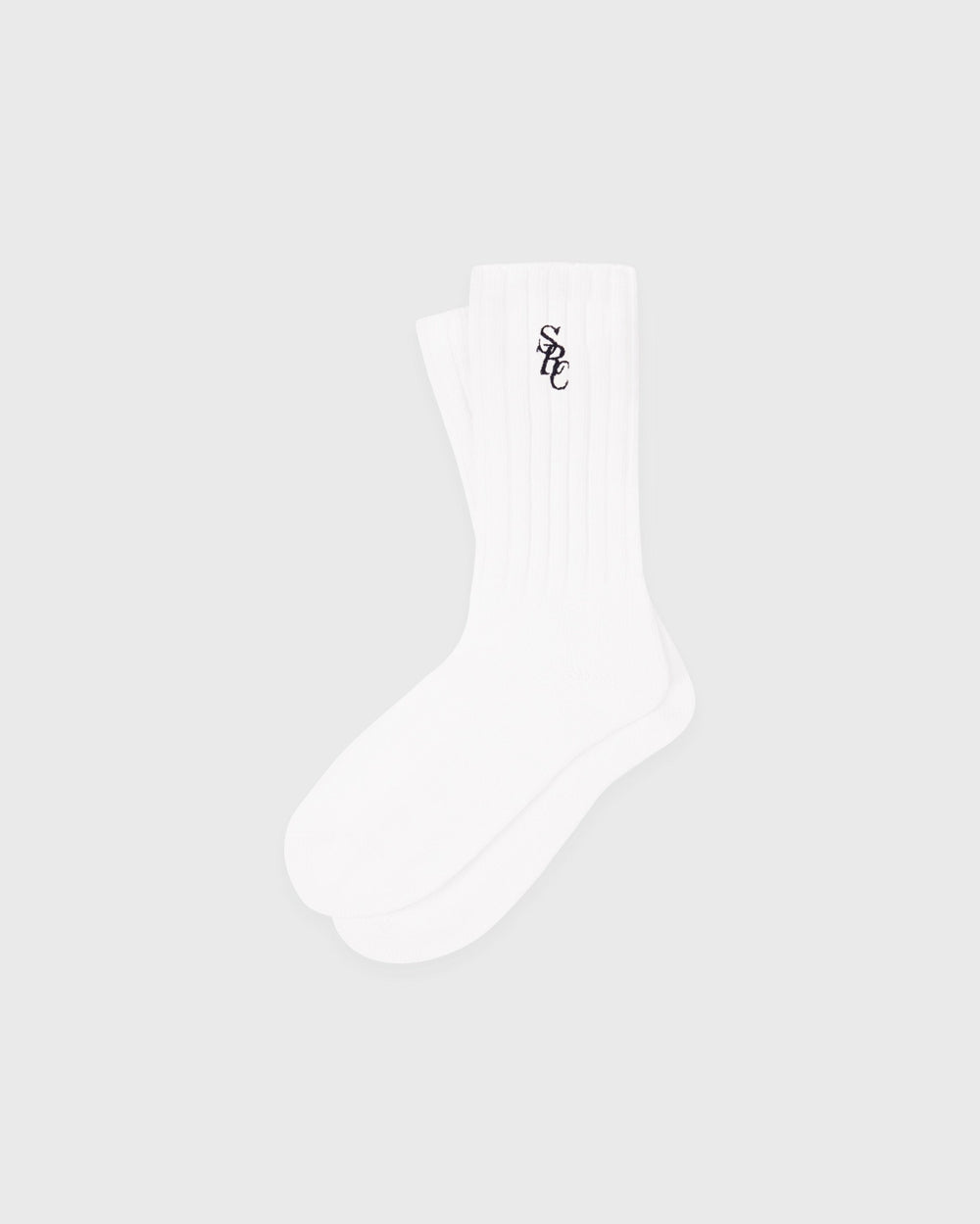 SRC Rib Socks - White Sporty & Rich For Sale