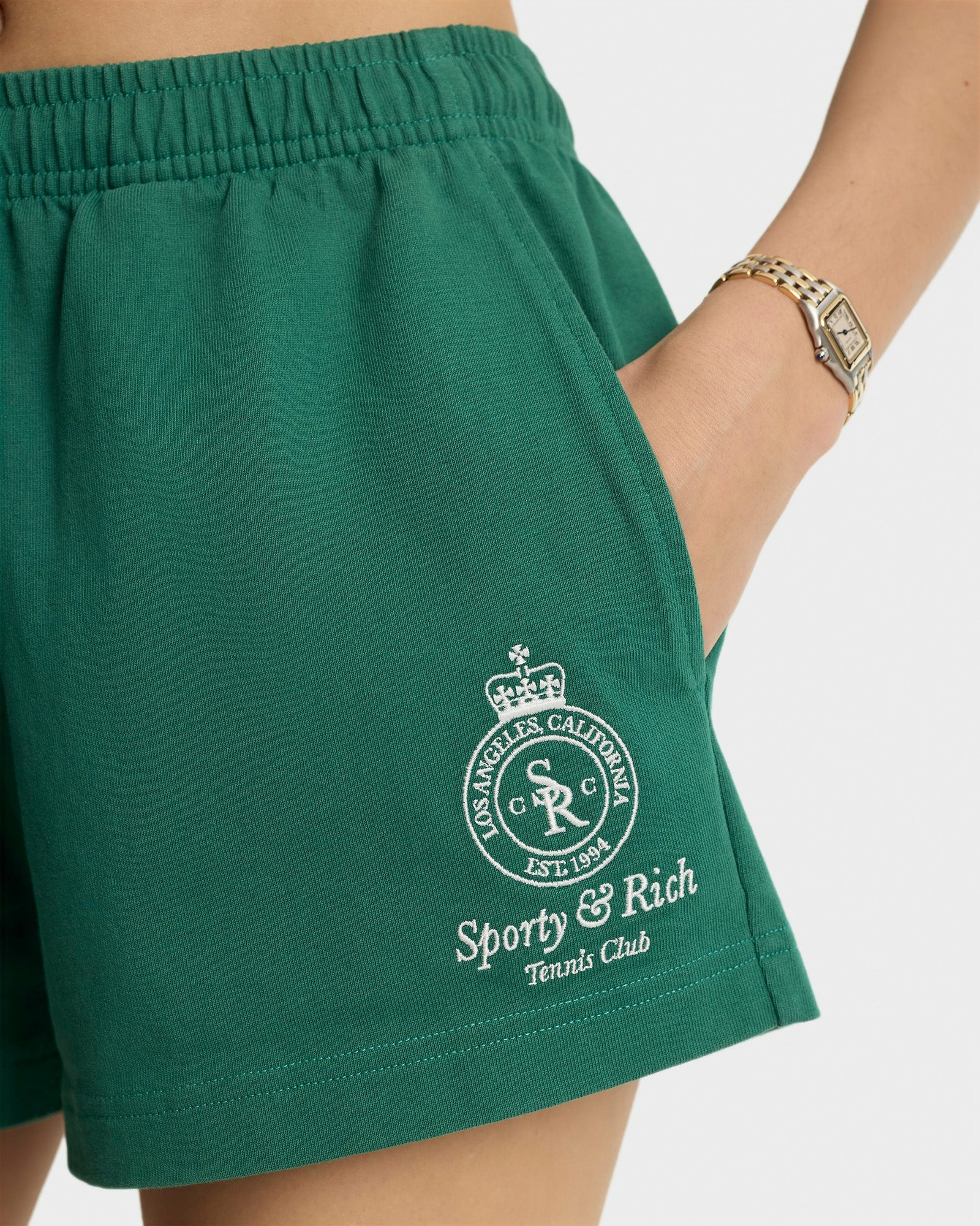 Crown Tennis Disco Short - Alpine/White Sporty & Rich Discount