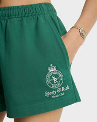 Crown Tennis Disco Short - Alpine/White Sporty & Rich Discount