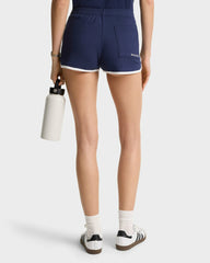 Eden Crest Embroidered Pique Short - Navy/White Sporty & Rich For Sale