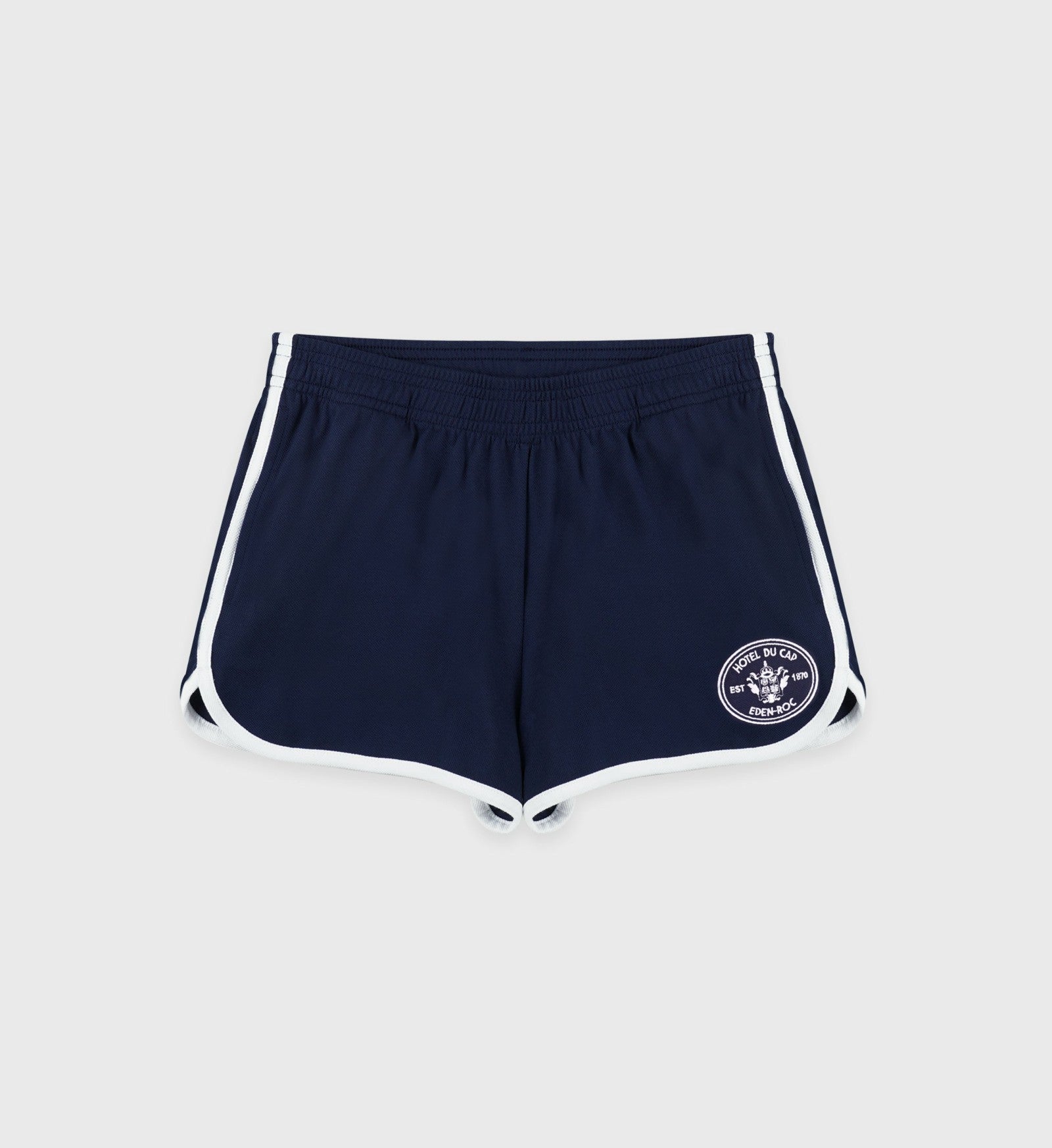 Eden Crest Embroidered Pique Short - Navy/White Sporty & Rich For Sale