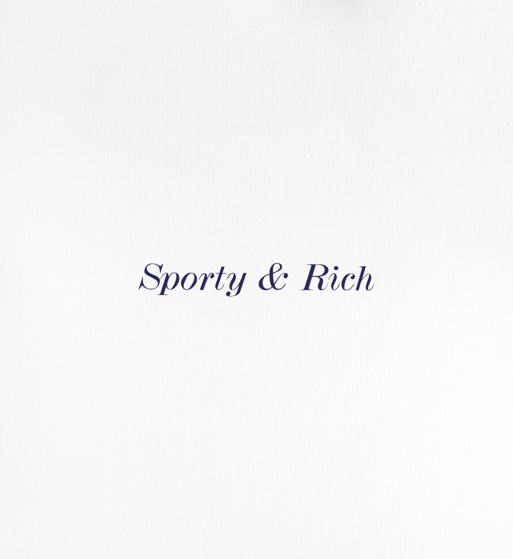 Eden Crest Sports Polo Vest - White/Navy Sporty & Rich US