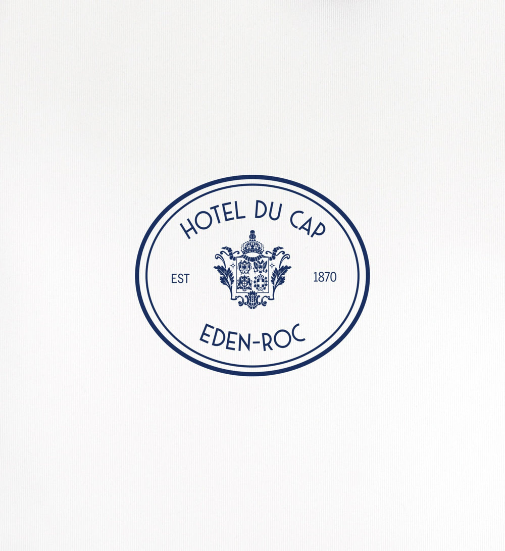 Eden Crest Sports Polo Vest - White/Navy Sporty & Rich US