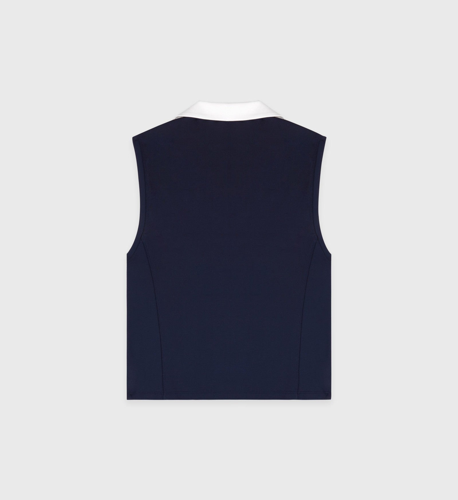 Eden Crest Sports Polo Vest - Navy/White Sporty & Rich Sale