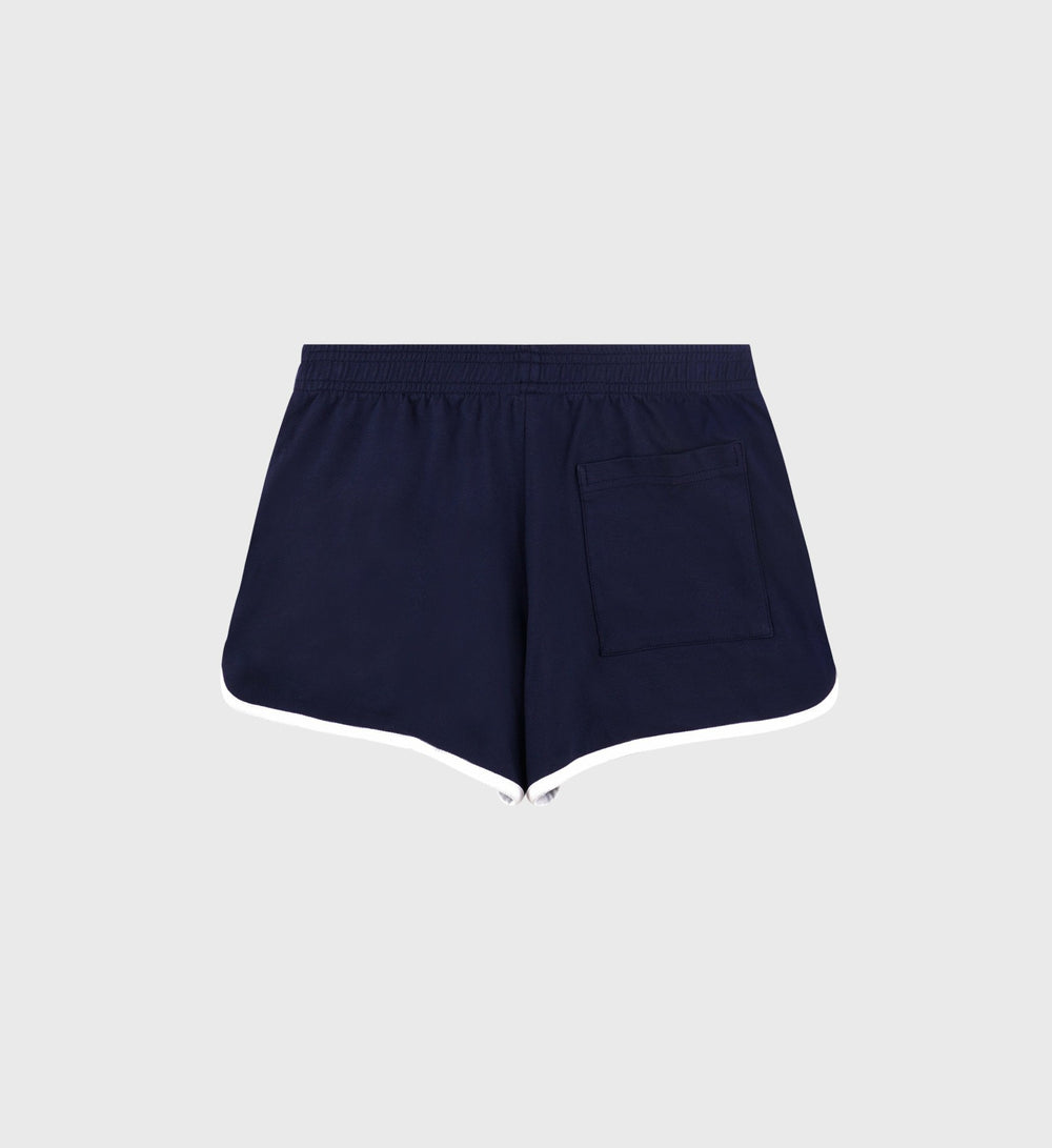 Crown Tennis Pique Short - Navy/White Sporty & Rich Online
